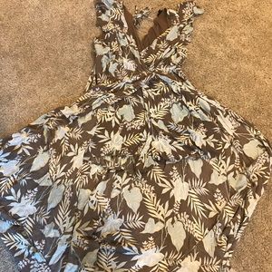 Torrid size 1 shorts romper with dress overlay